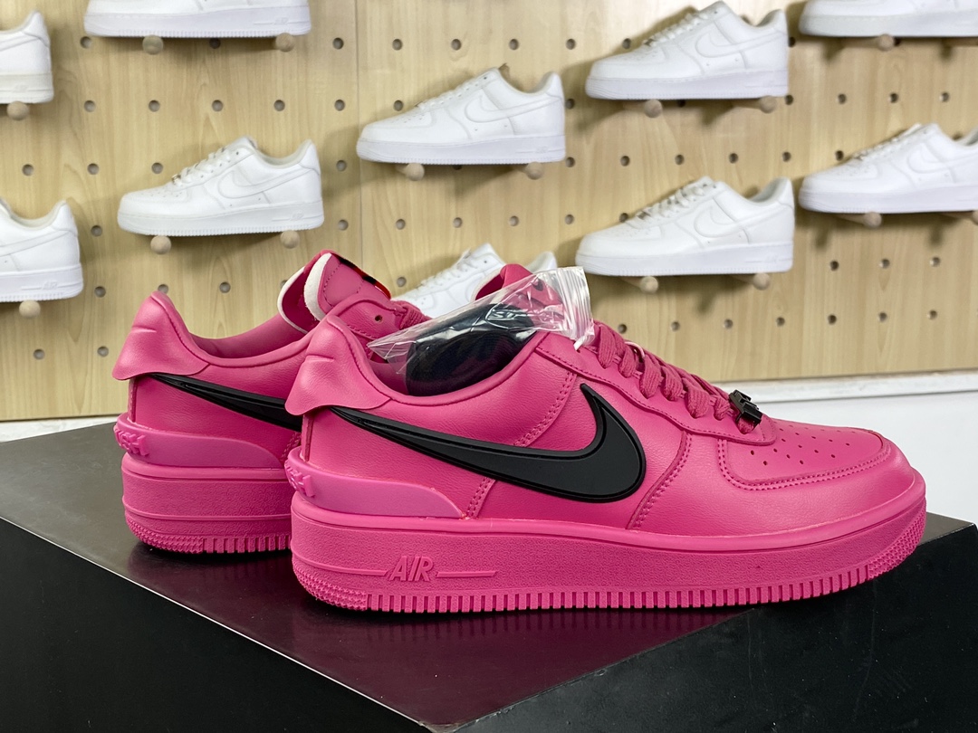 260 AMBUSH x Nike Air Force 1 Low SP"Hot Pink"空军一号板鞋“联名火龙果黑大钩”DV3464-200