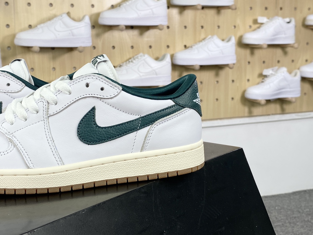 300 耐克Nike Air Jordan 1 Low Golf”Gorge Green”AJ1乔丹一代运动鞋“白绿脚趾”CZ0775-133