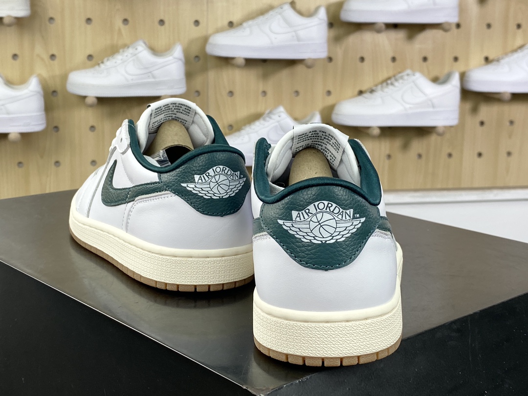 300 耐克Nike Air Jordan 1 Low Golf”Gorge Green”AJ1乔丹一代运动鞋“白绿脚趾”CZ0775-133