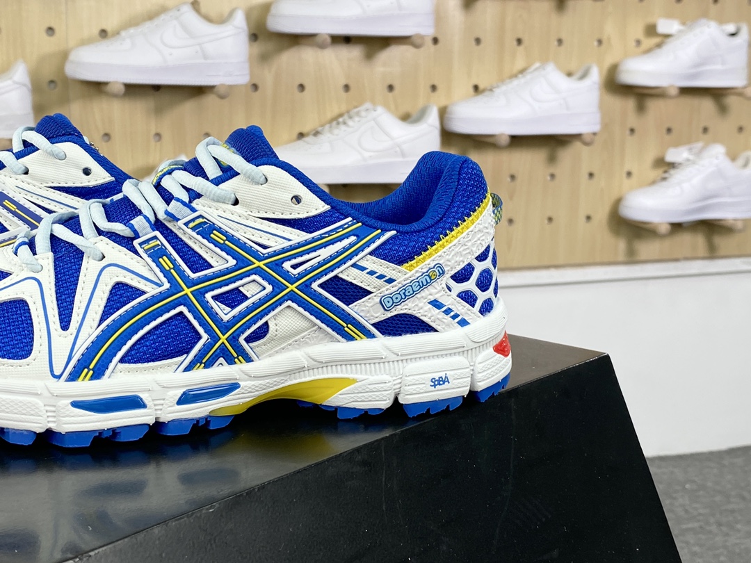 200 ASICS Gel-Kahana 8代系列低帮户外越野休闲运动跑步鞋“联名白宝蓝多啦A梦”1013A137-400