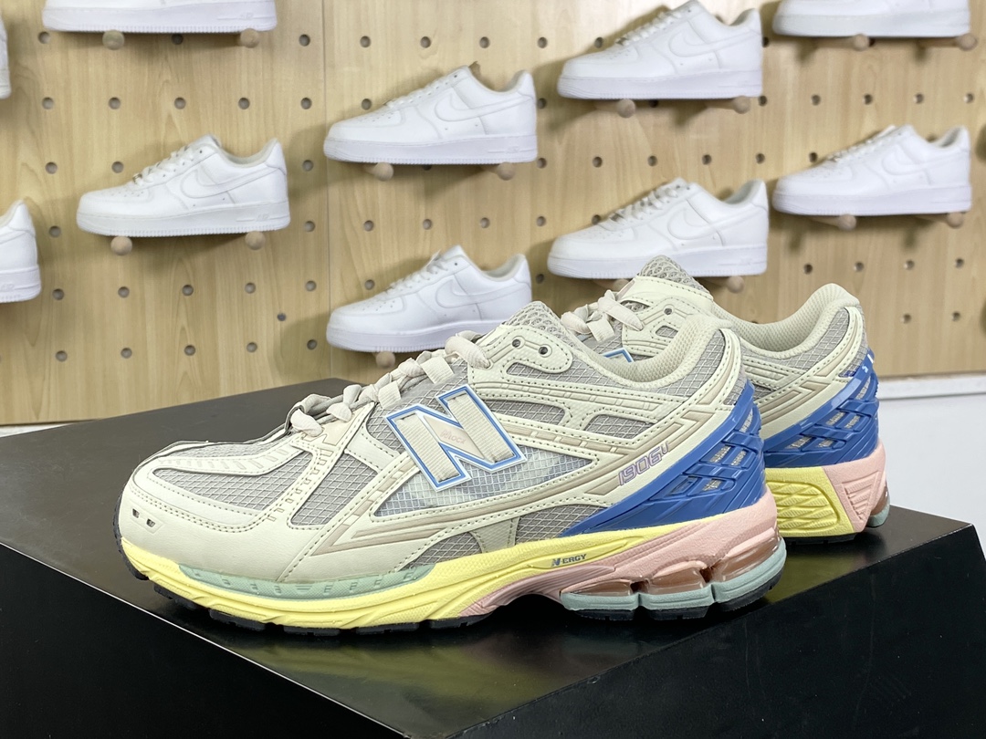 220 新百伦New Balance M1906U系列低帮复古老爹风休闲运动慢跑鞋“米灰黄彩”M1906NC