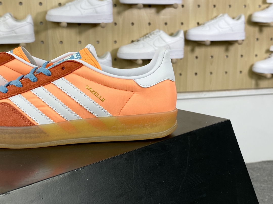 220 阿迪达斯Adidas Gazelle Indoor Trainers 羚羊板鞋“橘粉桔红生胶底”HQ9016