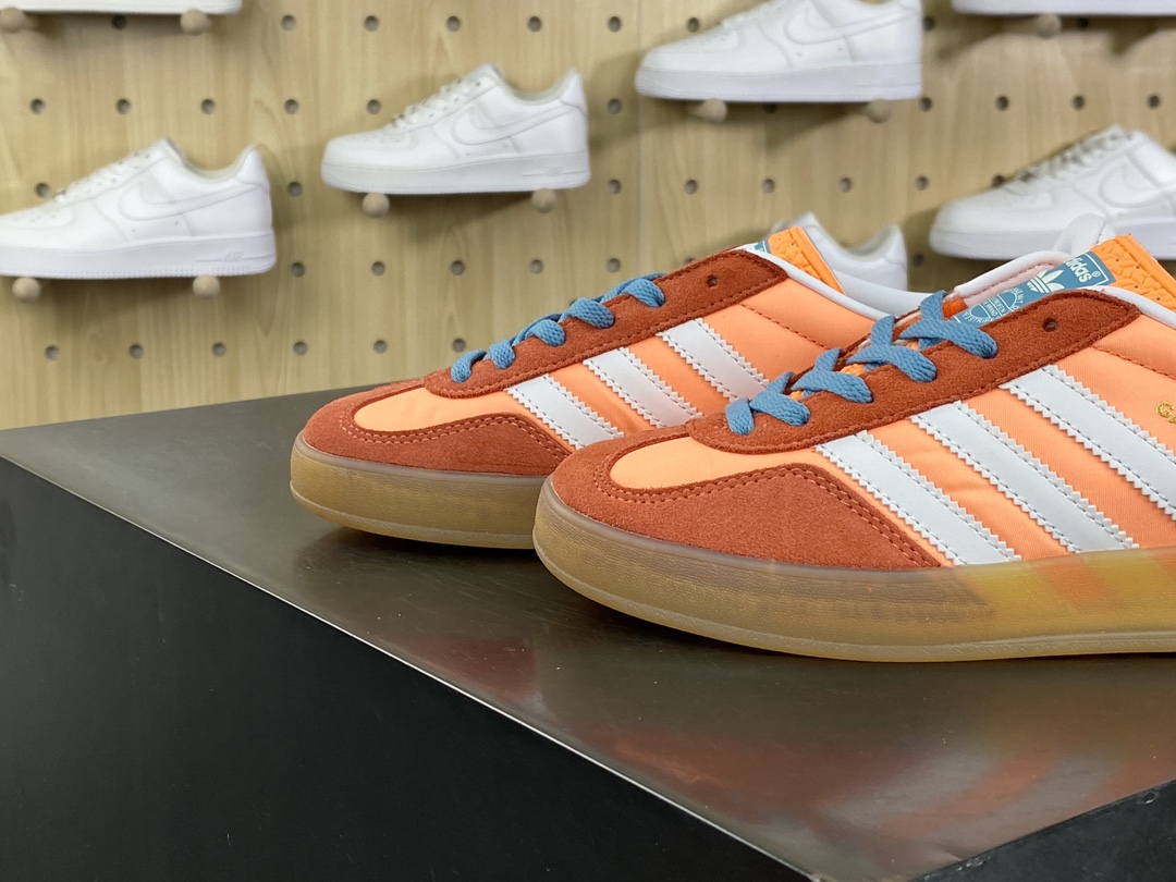 220 阿迪达斯Adidas Gazelle Indoor Trainers 羚羊板鞋“橘粉桔红生胶底”HQ9016