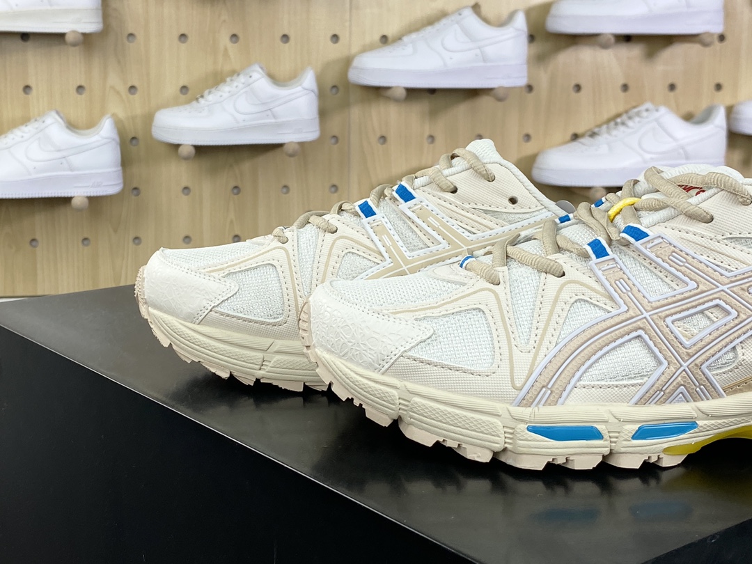 200  ASICS Gel-Kahana 8代系列低帮户外越野休闲运动跑步鞋“联名米黄蓝哆啦A梦”1013A137-200