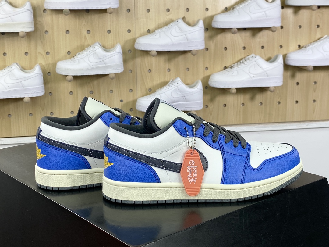 220 Onoglish x Nike Air Jordan 1 Low SE”Flight Vintage”AJ1乔丹一代篮球鞋“联名小野比利闪电蓝”FV8439-104