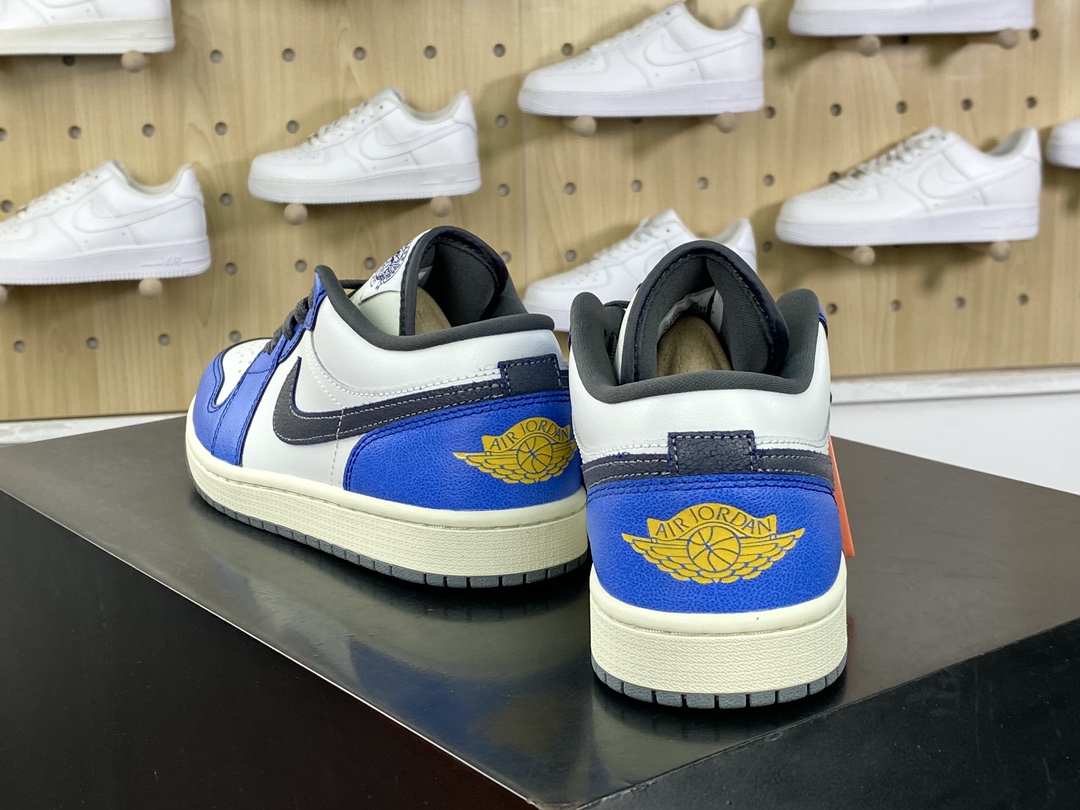 220 Onoglish x Nike Air Jordan 1 Low SE”Flight Vintage”AJ1乔丹一代篮球鞋“联名小野比利闪电蓝”FV8439-104