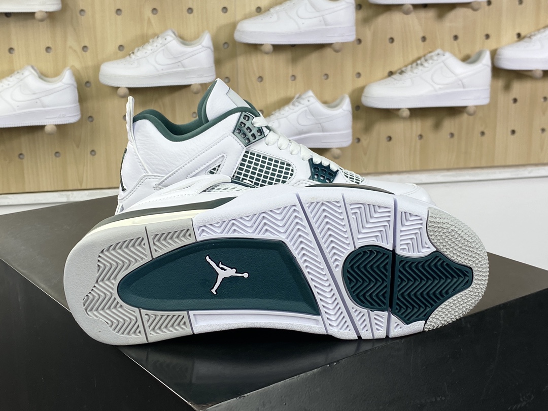 450 耐克Nike Air Jordan 4 Retro"Oxidized Green"迈克尔·乔丹AJ4代中帮篮球鞋“白金属墨绿”FQ8138-103