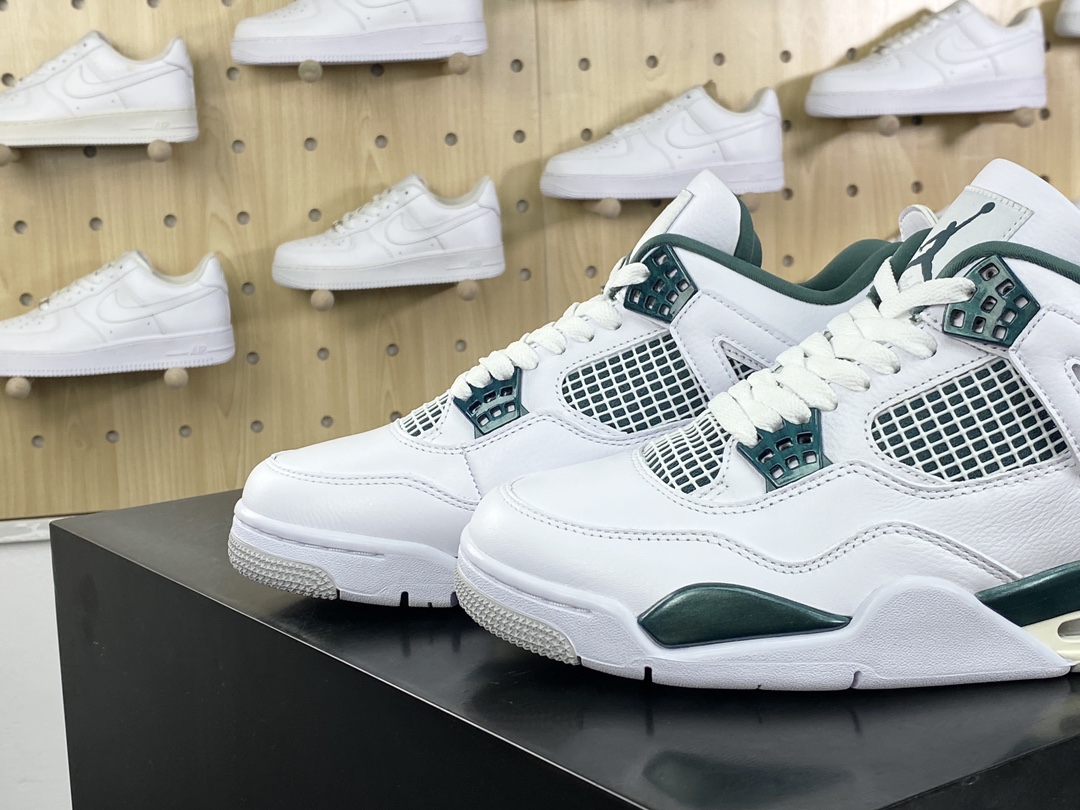 450 耐克Nike Air Jordan 4 Retro"Oxidized Green"迈克尔·乔丹AJ4代中帮篮球鞋“白金属墨绿”FQ8138-103