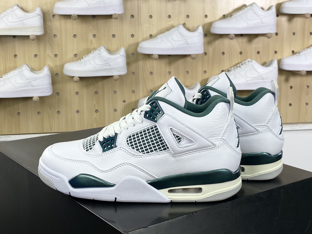 450 耐克Nike Air Jordan 4 Retro"Oxidized Green"迈克尔·乔丹AJ4代中帮篮球鞋“白金属墨绿”FQ8138-103