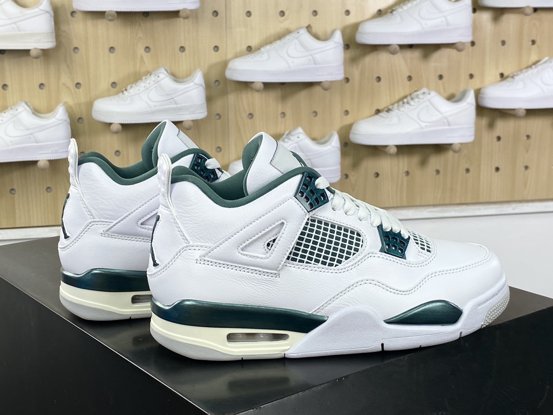 450 耐克Nike Air Jordan 4 Retro"Oxidized Green"迈克尔·乔丹AJ4代中帮篮球鞋“白金属墨绿”FQ8138-103