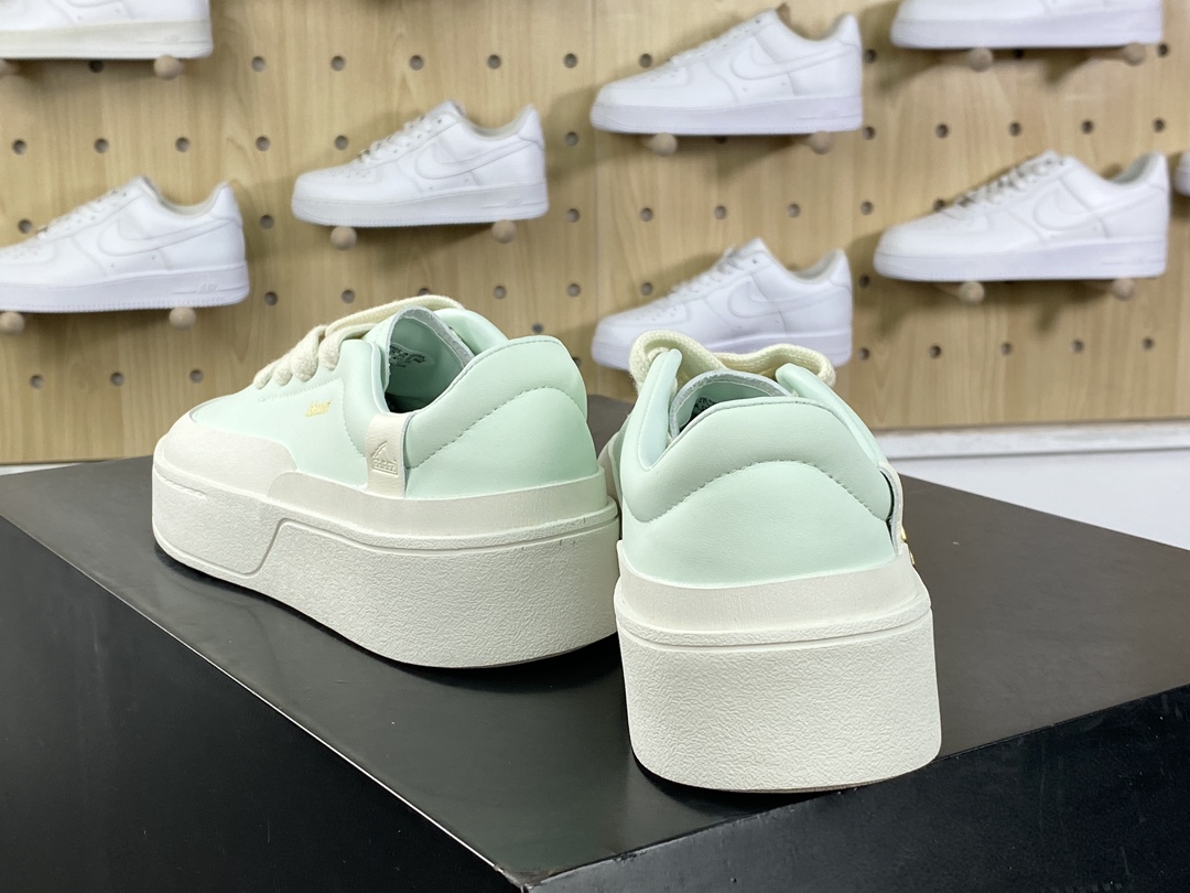 220 阿迪达斯Adidas Labcourt Low Lab球场系列经典板鞋“皮革浅绿薄荷绿”IF1708