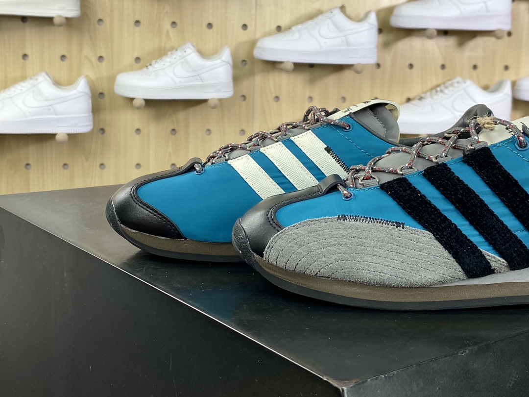 280 Song for the Mute x Adidas Country OG"Black Wonder Beige"Aqua Black"SFTM-003系列低帮慢跑鞋“联名水蓝深灰黑”ID3545