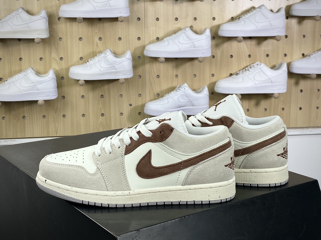 200 耐克Nike Air Jordan 1 Low"Light Bone/Archaeo Brown"AJ1乔丹一代篮球鞋“骨白灰深棕”HF1567-200