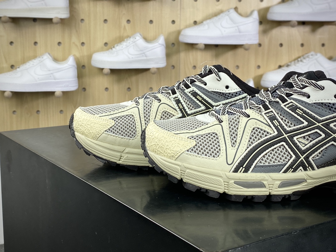 200 亚瑟士/ASICS Tiger Gel-Kahana 卡哈娜8代系列低帮跑步鞋“米白深灰黑”1012B539-020