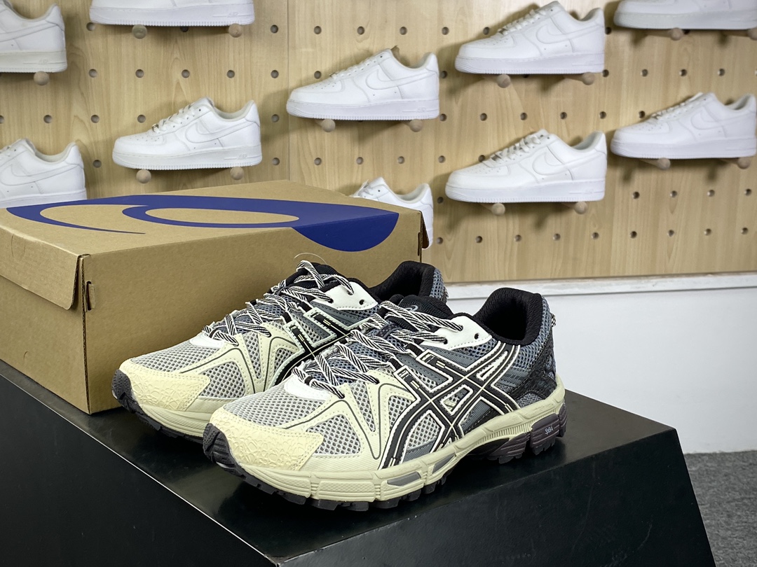 200 亚瑟士/ASICS Tiger Gel-Kahana 卡哈娜8代系列低帮跑步鞋“米白深灰黑”1012B539-020