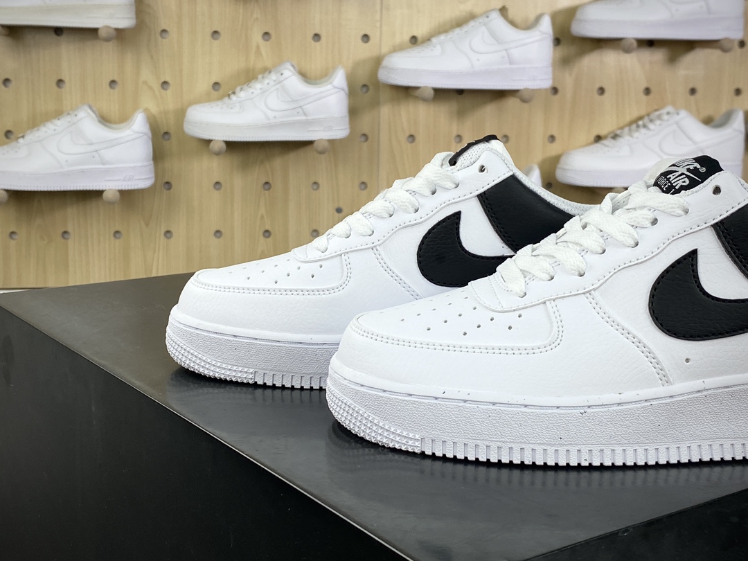 200 耐克Nike By You Air Force 1'07 Low Retro SP空军一号板鞋“黑白拼接”HF9096-100