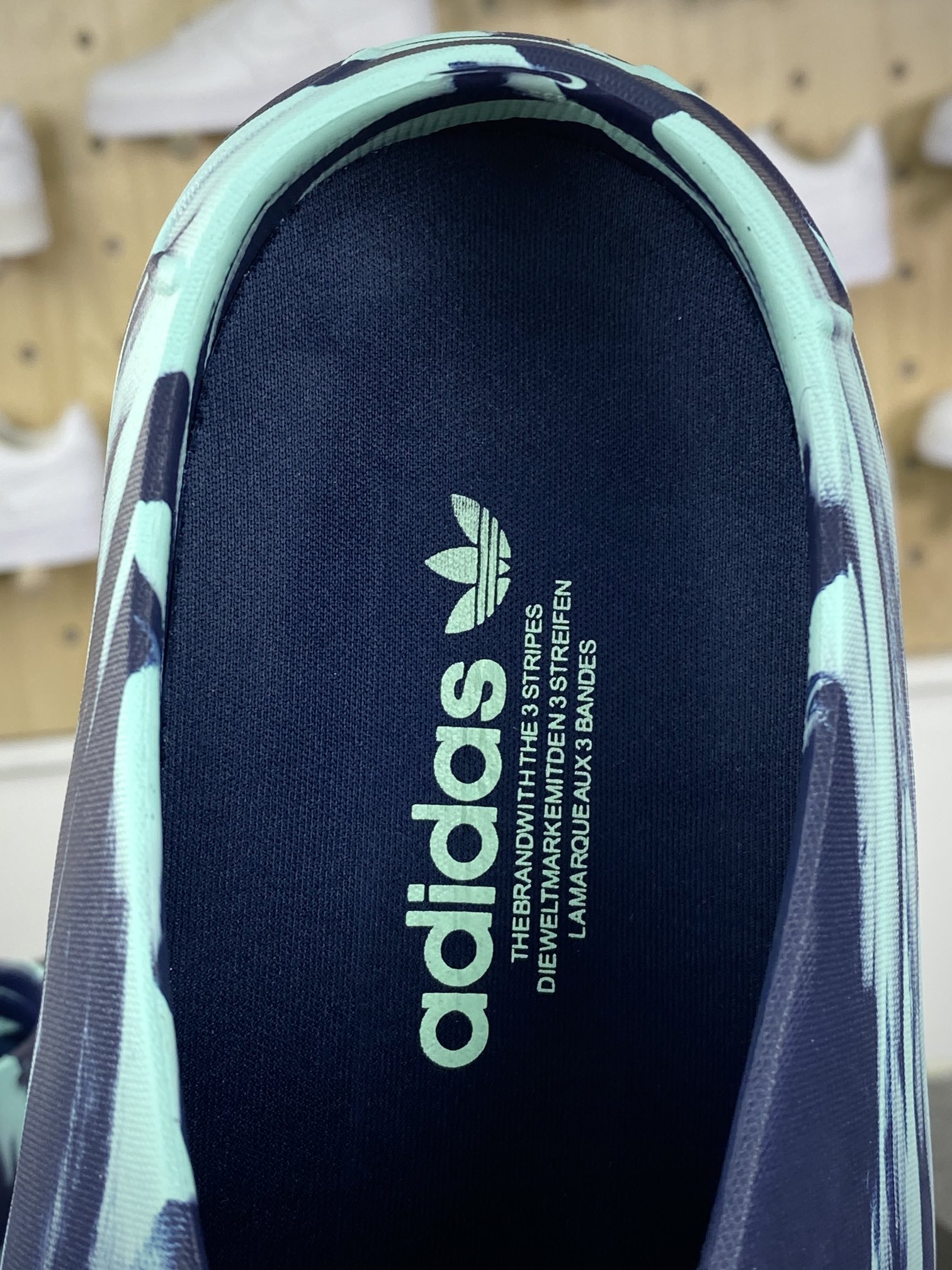 Adidas Adifom Stan Smith Platform Mule ”Night Indigo/Clear Mint” Smith Sandal-Style Slippers ”Night Indigo Clear Mint” ID5812