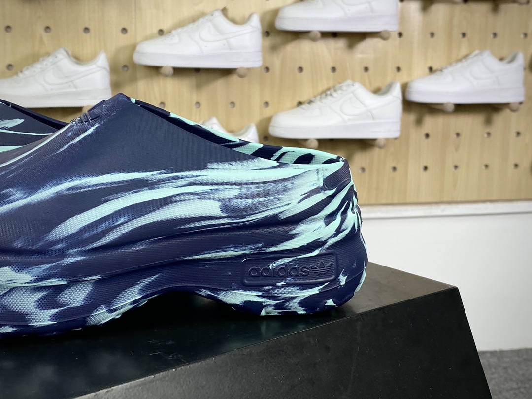 Adidas Adifom Stan Smith Platform Mule ”Night Indigo/Clear Mint” Smith Sandal-Style Slippers ”Night Indigo Clear Mint” ID5812