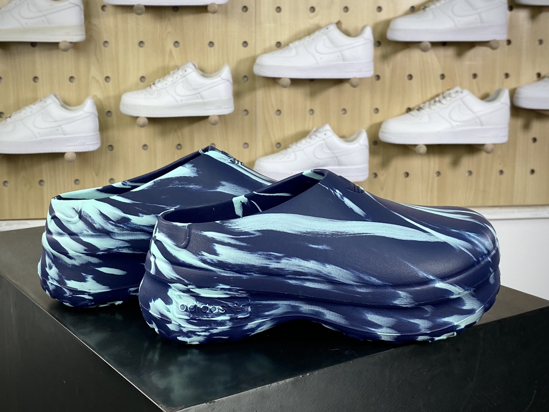 Adidas Adifom Stan Smith Platform Mule ”Night Indigo/Clear Mint” Smith Sandal-Style Slippers ”Night Indigo Clear Mint” ID5812
