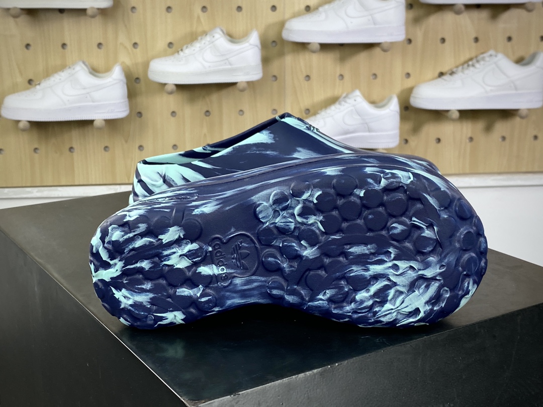 Adidas Adifom Stan Smith Platform Mule ”Night Indigo/Clear Mint” Smith Sandal-Style Slippers ”Night Indigo Clear Mint” ID5812