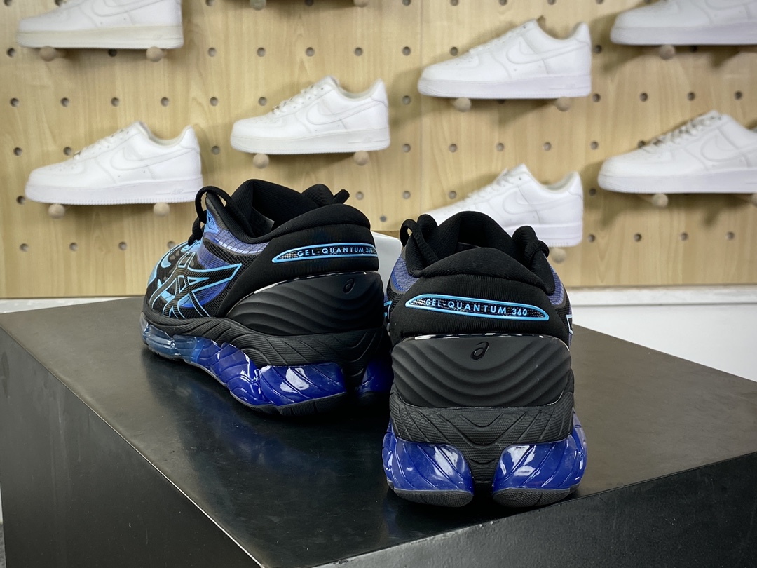 240 亚瑟士/ASICS Gel-Quantum 360 VIII”Ocean Pack/Black Aquarium”量子跑步鞋“黑海洋蓝”1203A305-003