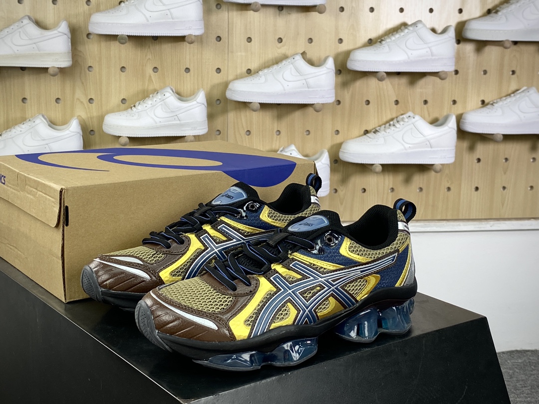 240 亚瑟士/ASICS Gel-Quantum Kinetic”Dark Auburn Light Indigo”量子跑步鞋“深褐金靛蓝”1203A270-202