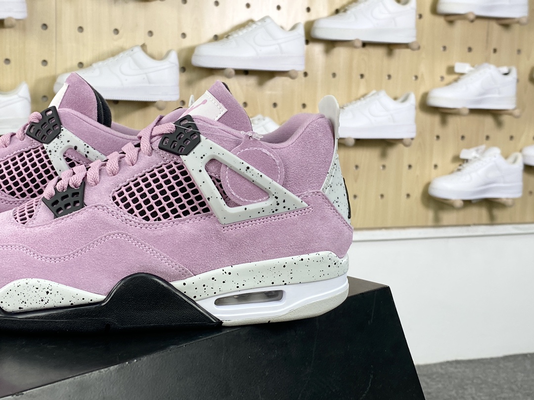 380 耐克Nike Wmns Air Jordan 4 Retro”Orchid”迈克尔·乔丹AJ4代中帮篮球鞋“兰花淡紫粉色”AQ9129-501