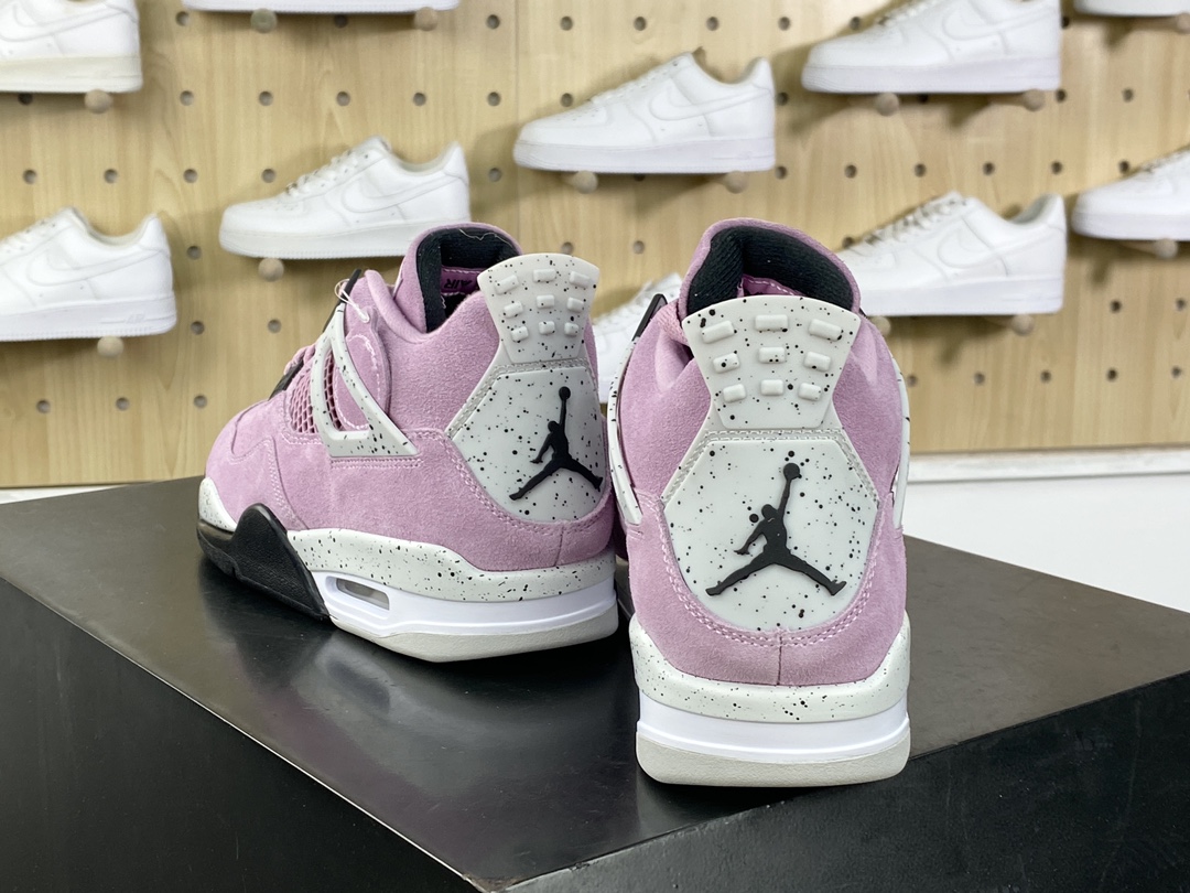 380 耐克Nike Wmns Air Jordan 4 Retro”Orchid”迈克尔·乔丹AJ4代中帮篮球鞋“兰花淡紫粉色”AQ9129-501