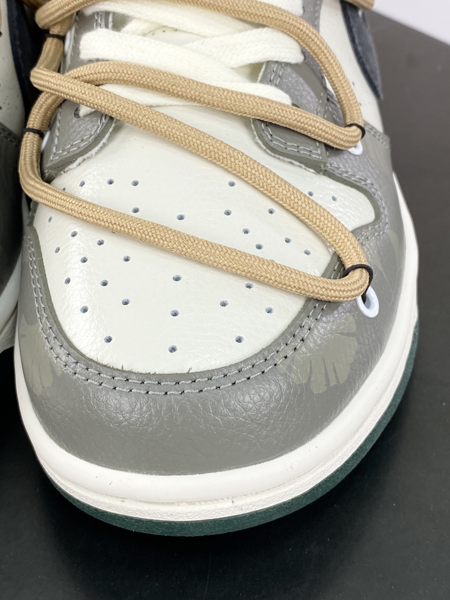 280 耐克Nike Air Jordan 1 Low”Jungle Crossing”AJ1乔丹一代篮球鞋“绿灰白绿野浮渊绑绳”553558-040