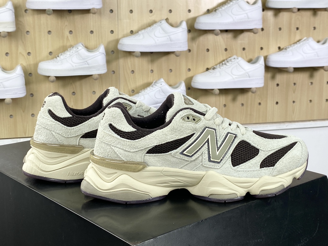 240 新百伦New Balance 9060”Linen Black Coffee”系列跑步鞋“联名米白甘草棕”U9060SYD