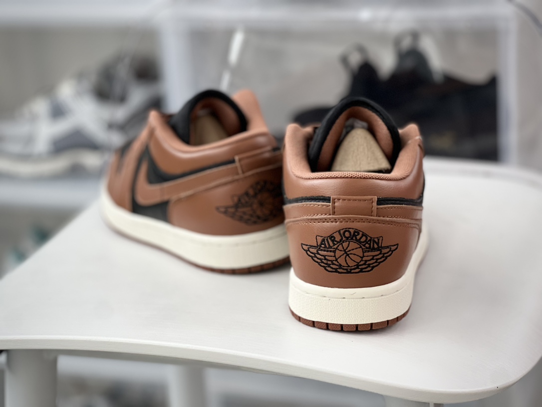 200 耐克Nike Air Jordan 1 Low"Archaeo Brown"AJ1乔丹一代篮球鞋“红土棕黑”DC0774-021