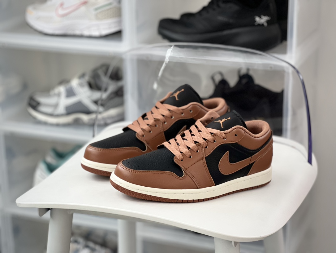 200 耐克Nike Air Jordan 1 Low”Archaeo Brown”AJ1乔丹一代篮球鞋“红土棕黑”DC0774-021