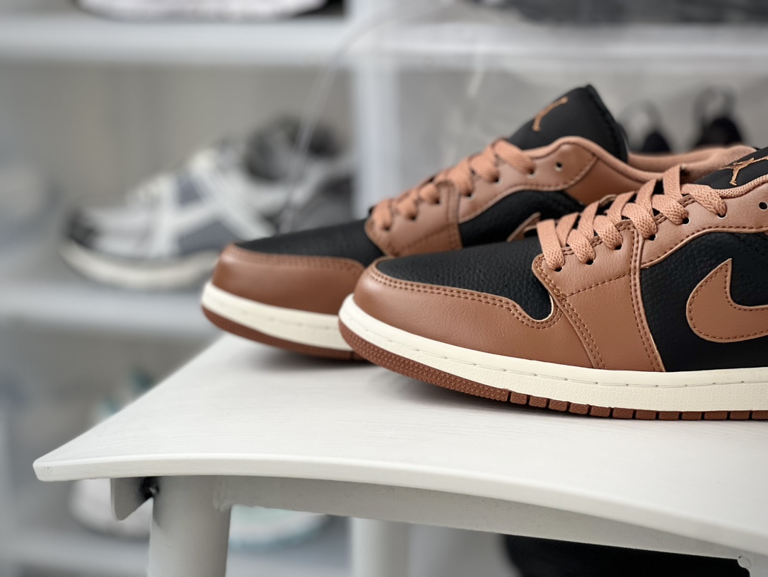 200 耐克Nike Air Jordan 1 Low"Archaeo Brown"AJ1乔丹一代篮球鞋“红土棕黑”DC0774-021