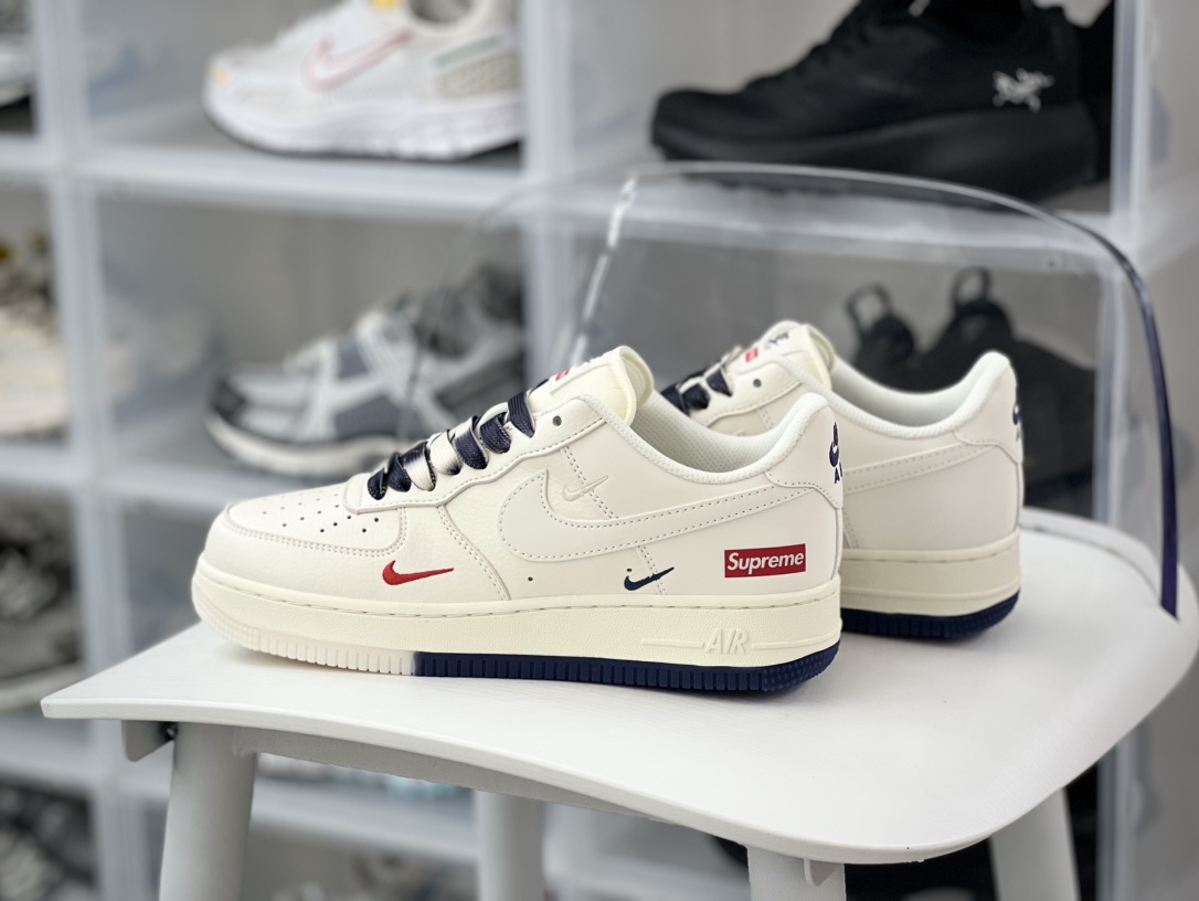 260 Nike Air Force 1'07 Low"Sliver/White/Swan"空军一号板鞋“米白”XZ6188-001