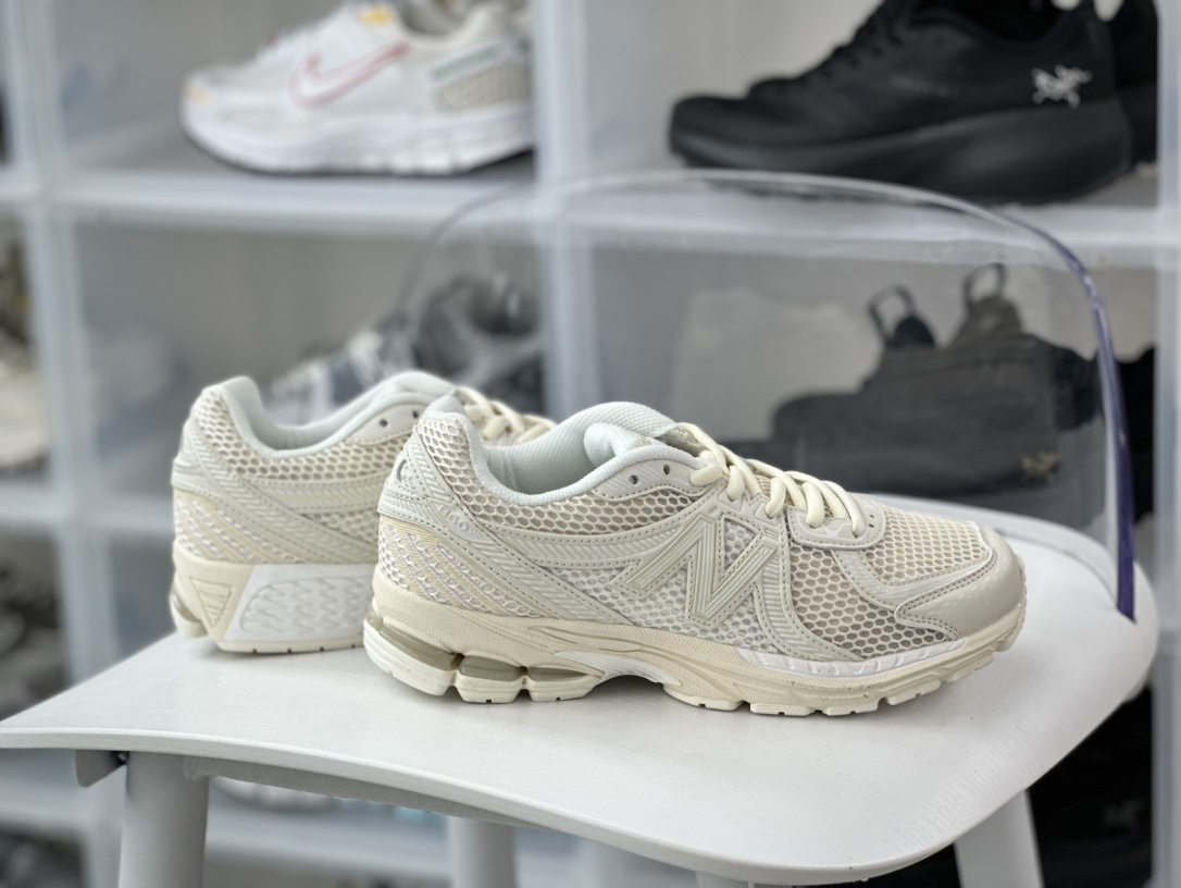 200 NB新百伦New Balance ML860V2系列低帮经典慢跑鞋“联名米白米黄”ML860AH2