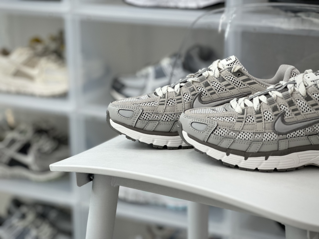 220 耐克Nike P-6000 Premium"Light Iron Grey"系列低帮慢跑鞋“岩石灰铁灰”FN6837-012