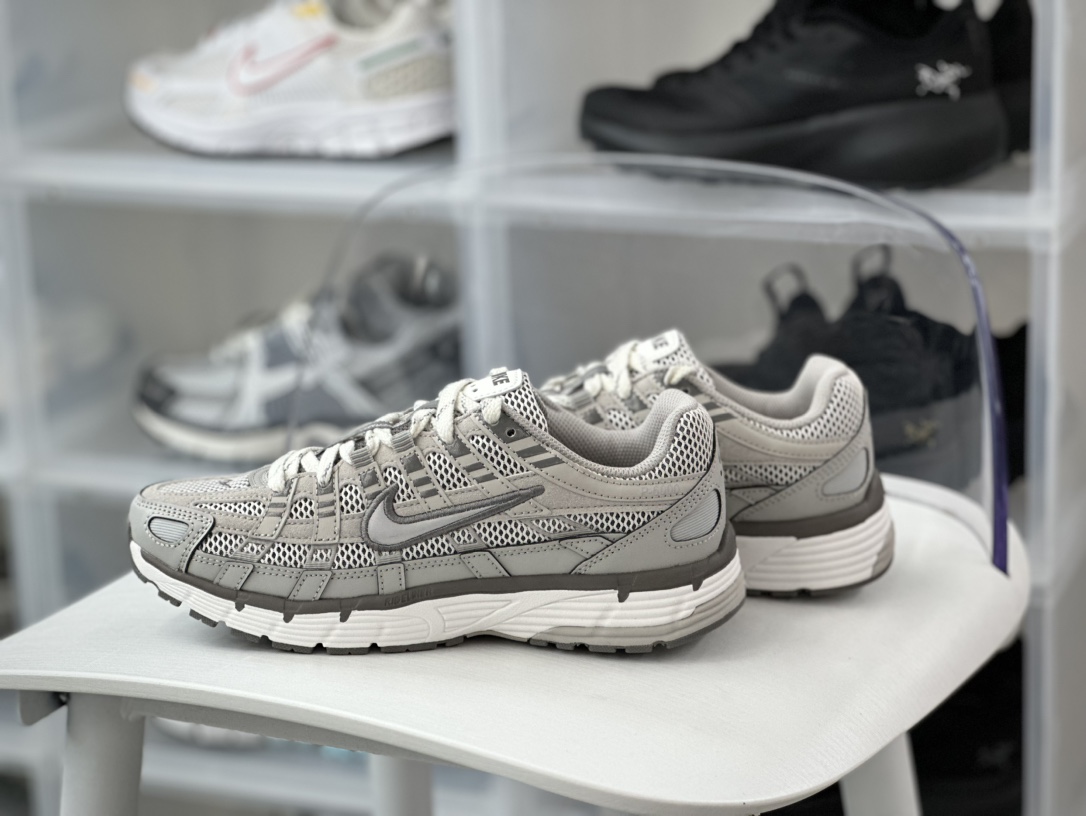 220 耐克Nike P-6000 Premium"Light Iron Grey"系列低帮慢跑鞋“岩石灰铁灰”FN6837-012