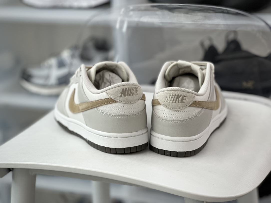 240 耐克Nike SB Dunk Low”Phantom/Khaki”扣篮系列低帮板鞋“光骨白奶咖棕”FJ4188-001