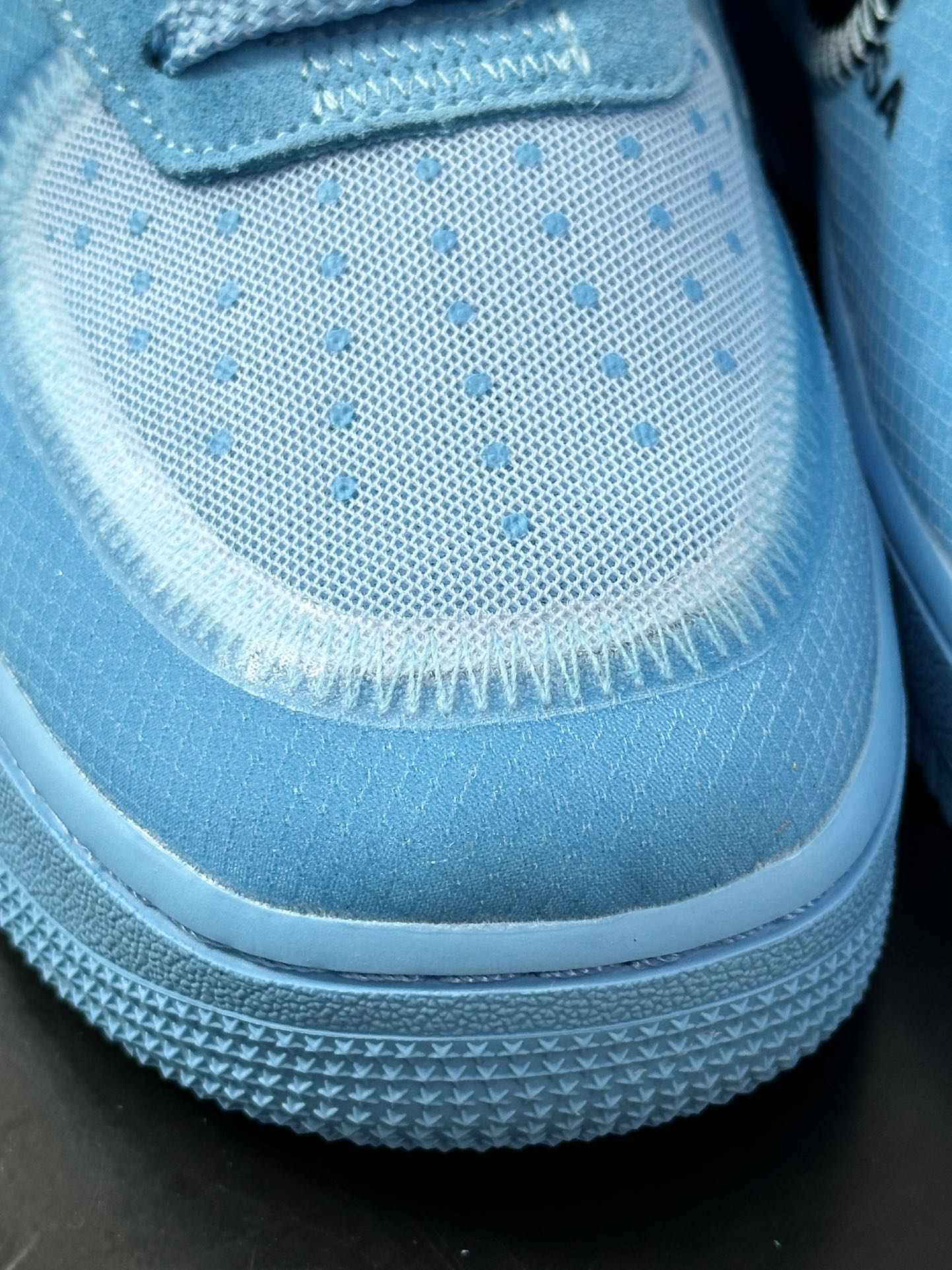 280 Off-White x Nike Air Force 1 Low”Sky Blue”2.0初代空军一号板鞋“OW天蓝黑”AO4606-700