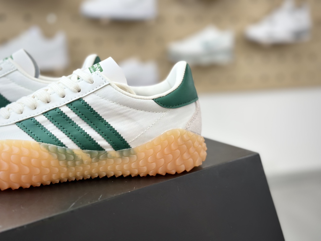 240 adidas Kamanda Country Low”Collegiate Green”卡曼达慢跑鞋“白深绿生胶底”G26797