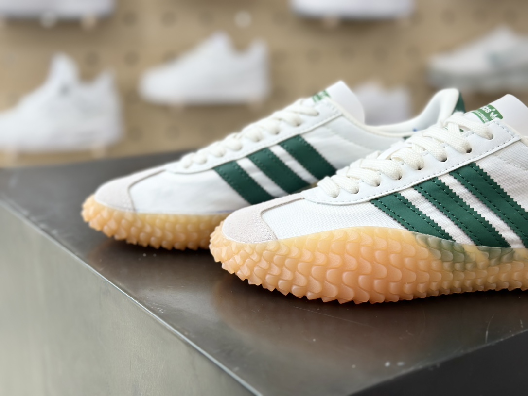 240 adidas Kamanda Country Low”Collegiate Green”卡曼达慢跑鞋“白深绿生胶底”G26797