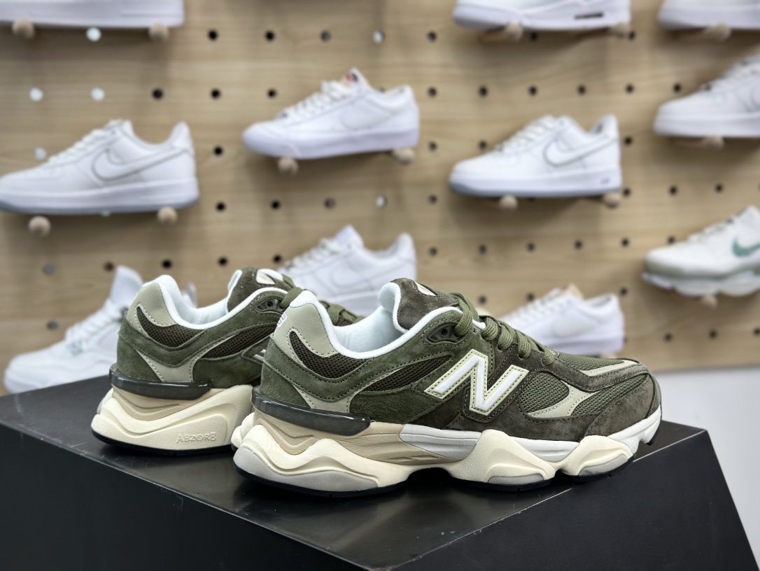 260 新百伦New Balance 9060”Dark Army”系列复古百搭跑步鞋“深绿军绿”U9060JGO