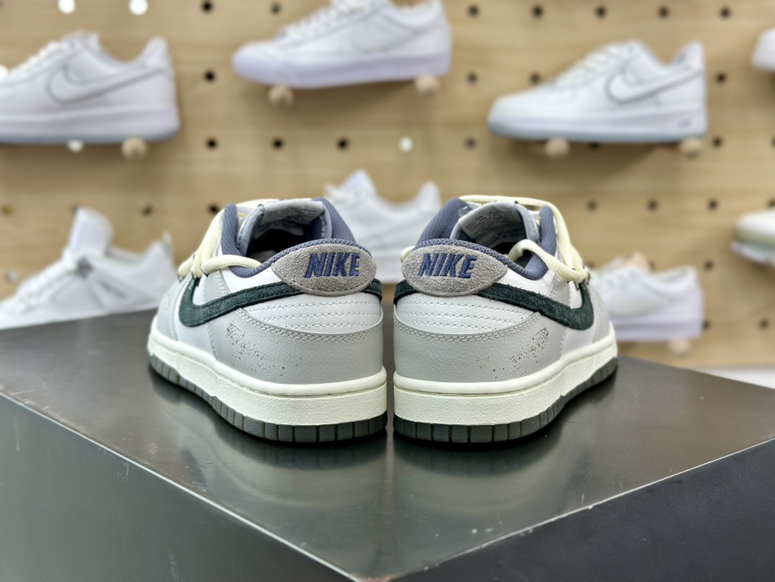 260 耐克Nike SB Dunk Low"Grey island"扣篮系列低帮休闲运动滑板板鞋“灰蓝黄灰色岛屿绑绳”FJ4188-100