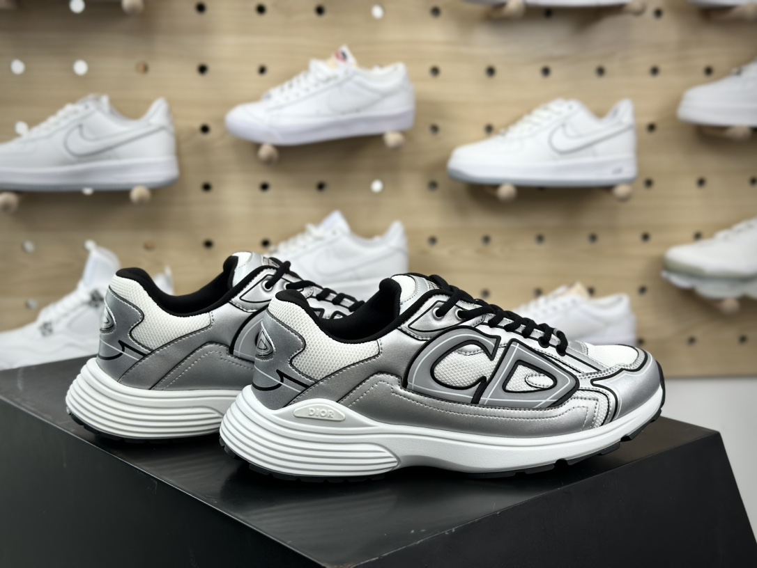 480 迪奥/Dior B30 Low-Top Sneaker B30系列低帮经典老爹风系带复古休闲运动慢跑鞋