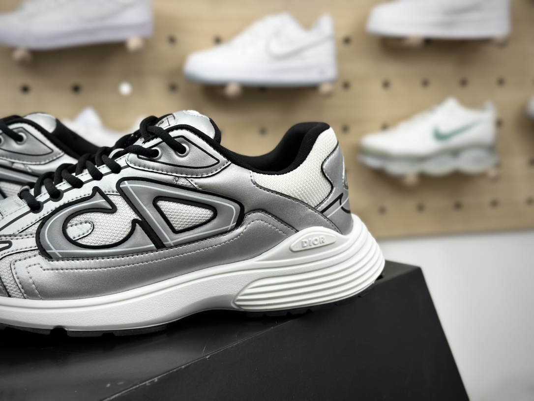 480 迪奥/Dior B30 Low-Top Sneaker B30系列低帮经典老爹风系带复古休闲运动慢跑鞋