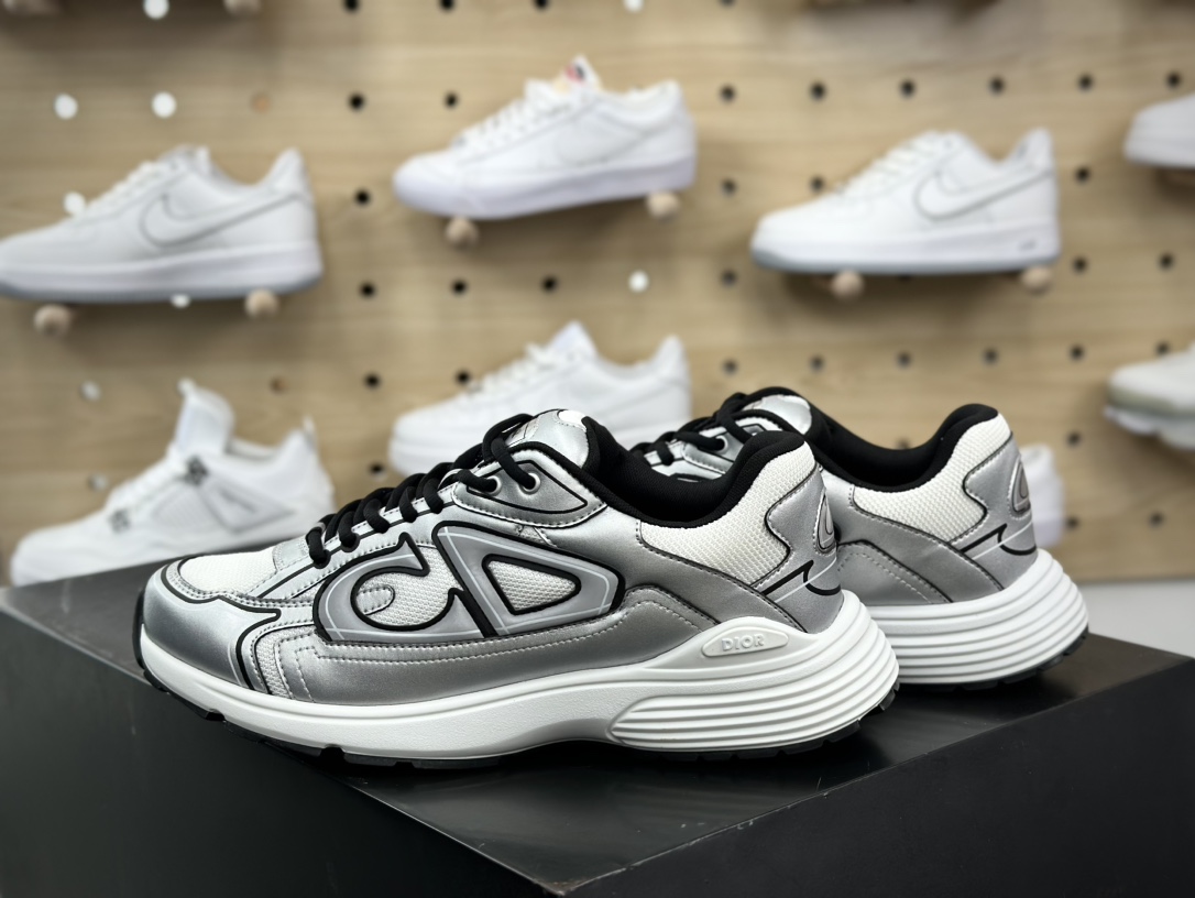 480 迪奥/Dior B30 Low-Top Sneaker B30系列低帮经典老爹风系带复古休闲运动慢跑鞋