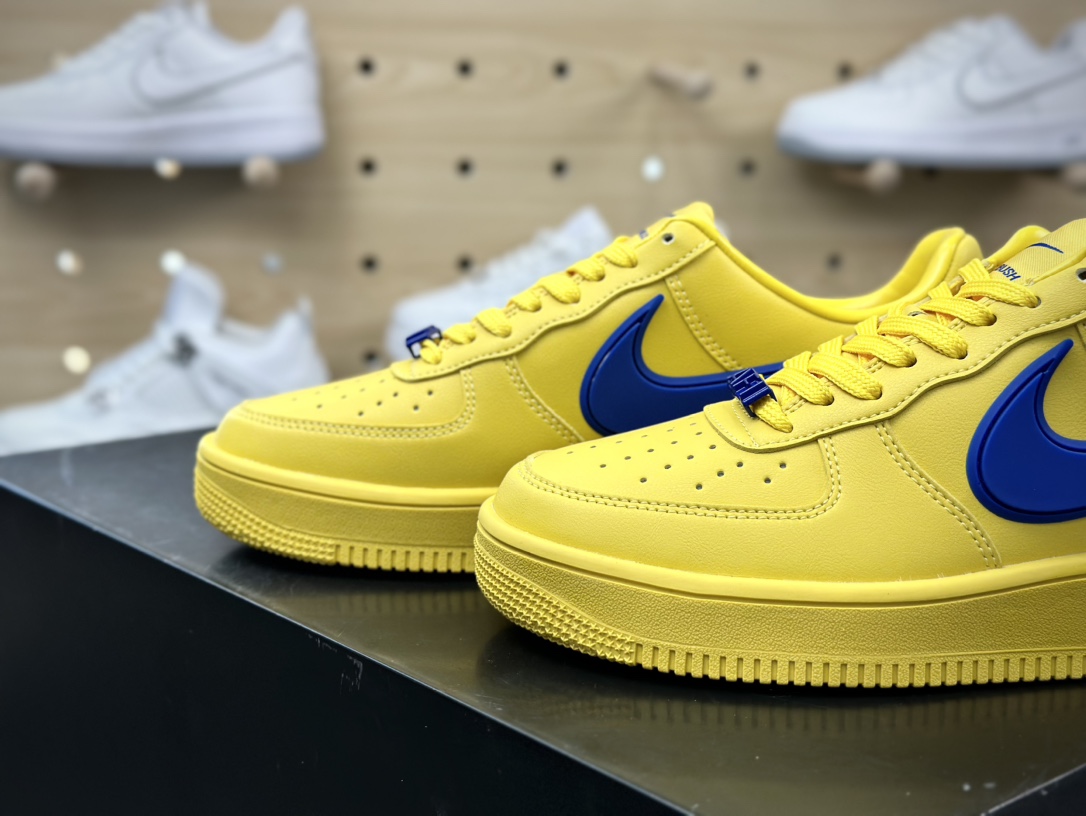 220  Nike Air Force 1 Low SP”Flash Lime”空军一号板鞋“联名姜黄色酸橙蓝大钩”DV3464-600
