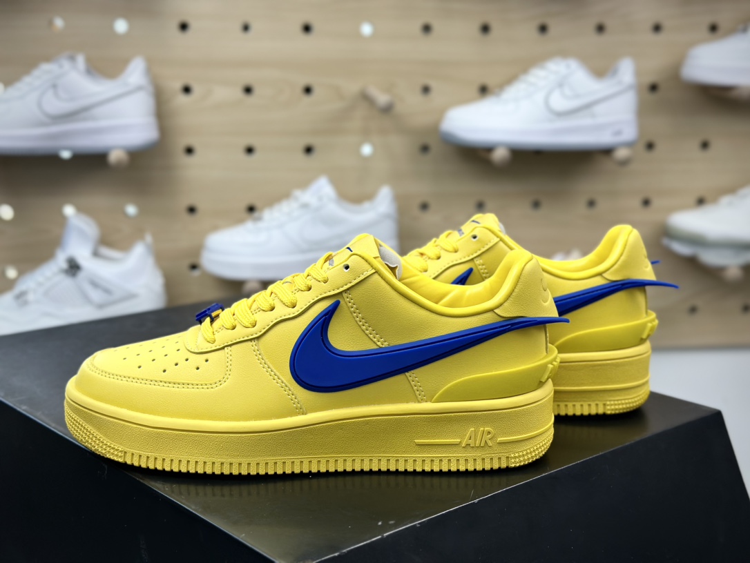 220  Nike Air Force 1 Low SP”Flash Lime”空军一号板鞋“联名姜黄色酸橙蓝大钩”DV3464-600