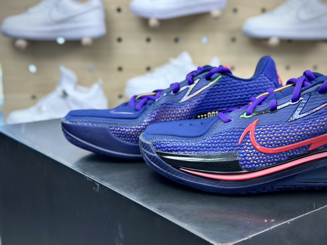 280 Nike Air Zoom GT Cut”Blue/Void/Purple/Red”超跑级低帮篮球鞋“电光蓝紫黑红”CZ0175-400