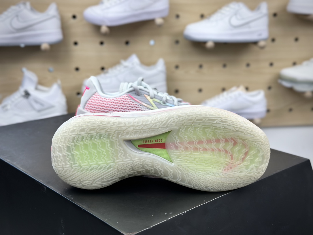 280 Nike Air Zoom GT Cut”Pink/White”超跑级轻量低帮休闲运动篮球鞋“骚粉白”CZ0175-008